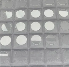 NEW ROUND 1MM-4.8MM THICK FLAT WATCH SAPPHIRE CRYSTAL REPLACEMENT SIZE 26MM-36MM