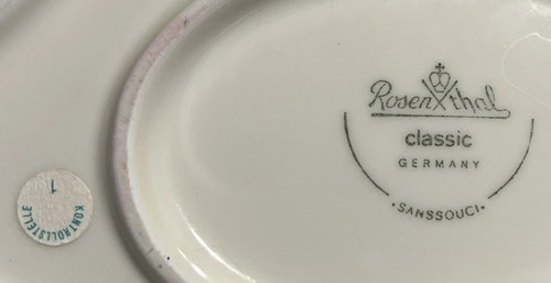 Vintage Rosenthal Saucier Gravy Boat w/Underplate Classic Floral Collectable VGC - Picture 3 of 10