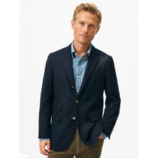 Brooks Brothers Loro Piana Cashmere 3 Button Madison 1818 Classic NavyBlazer Nwt