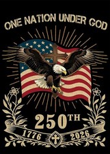 250th Anniversary America Eagle 5D Diamond Painting Kit 11.8 x 15.7 Inch