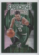 2019-20 Panini Donruss Franchise Features Green Flood Jayson Tatum #18 1s6
