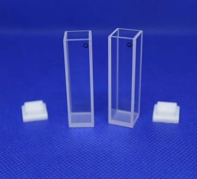 Fluorescence UV Quartz Cuvettes Cell (2pcs) for Spectrophotmeter Fluorescence...