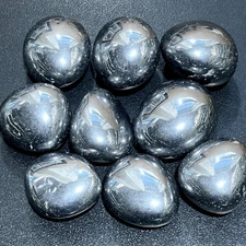 Large Silver Silicon Metaloid Terahertz Tumbled Stones (By The Piece Or Pound)
