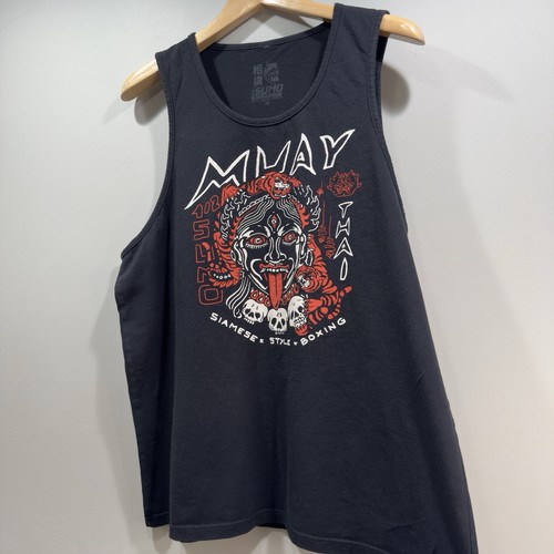 SUMO Herren XL 2023 Limited Edition Ärmellos Front Design Tank Top Shirt Schwarz - Bild 9 von 11