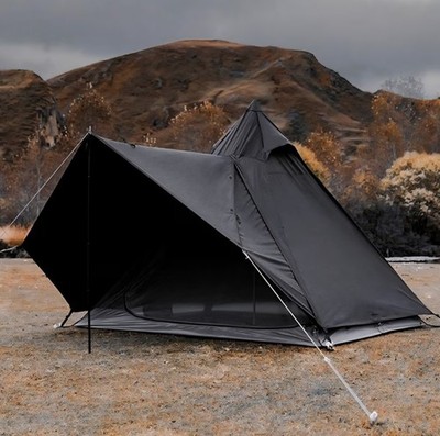 Camping Pyramid Tipi Tent Adult Indian Teepee Tent Yurt Tent Double Layers Tents