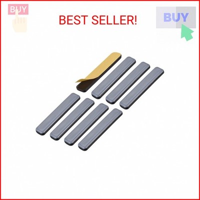 METALLIXITY PTFE Furniture Slider Gliders (75x15mm) 8Pcs, Rectangle Self-Adhesiv