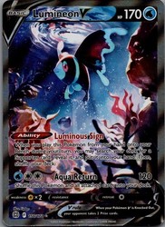 Lumineon V (Alternate Full Art) 156/172 Brilliant Stars