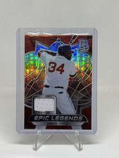 2021 Panini Spectra Epic Legends Materials David Ortiz