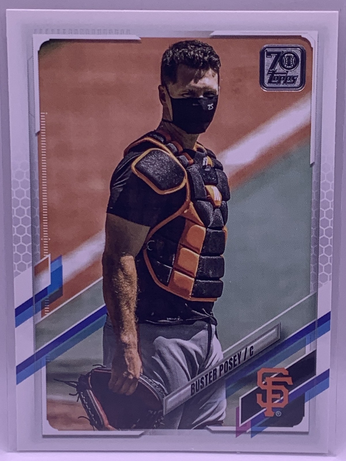 2021 Topps - Buster Posey #301 SP Image Variation San Francisco Giants