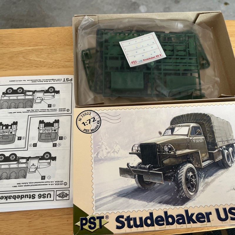 Modellbausatz PST Studebaker YSG Cargo auf 1:72 New in Box