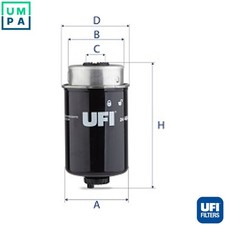 Image of FUEL FILTER 24.464.00 FOR LAND ROVER DEFENDER/Station/Wagon/SUV/Pick/Up/Cabrio