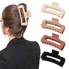 Extra Large 5 Inch Claw Hair Clips for Thick Hair 4 Pack Style1 Thick Hair Clips