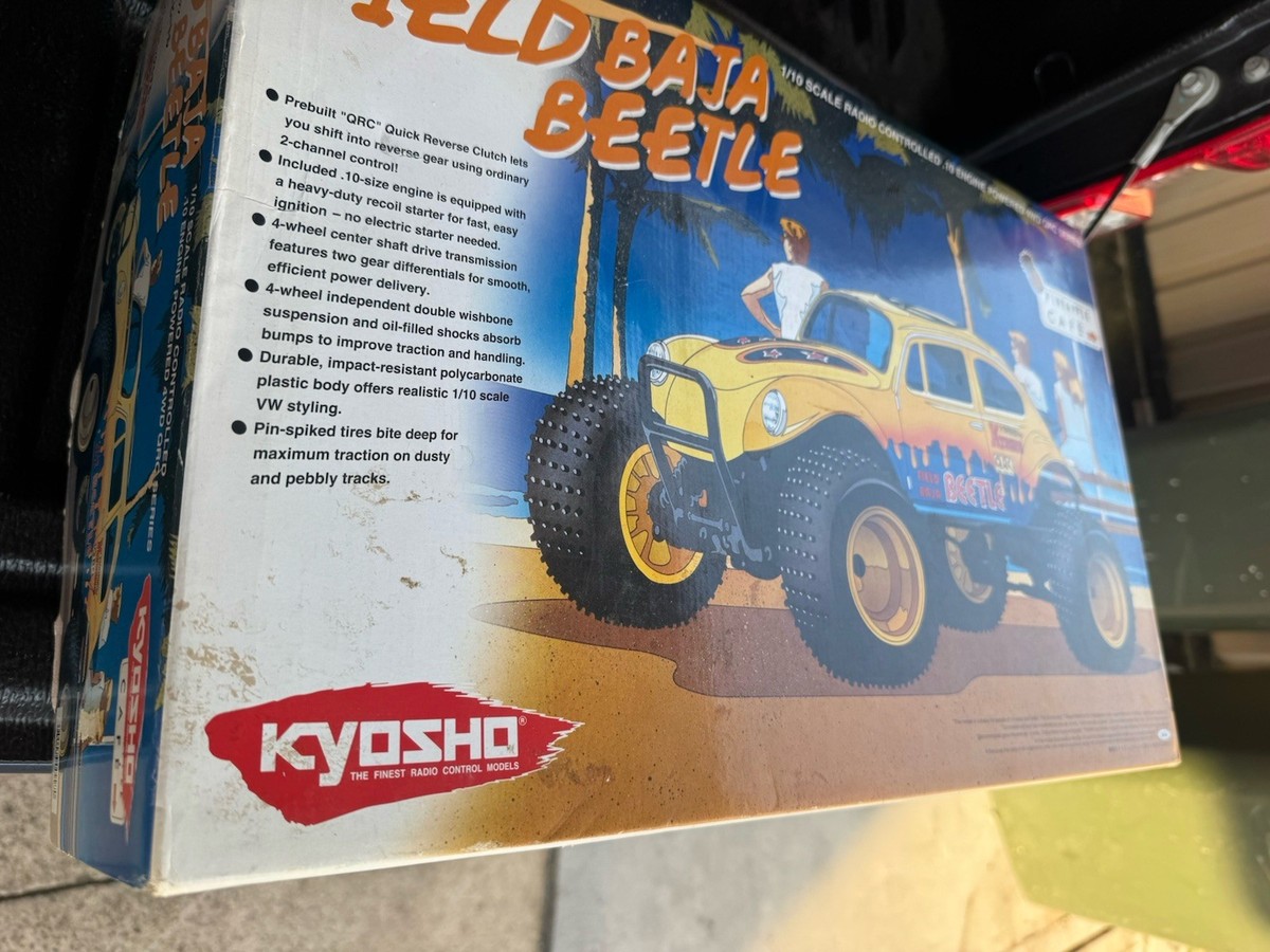 Kyosho Vintage Field Baja Beetle Nitro Rc Car 1/10 QRC series New