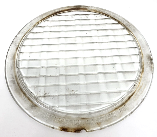 Antique Headlight Lens The Sun Ray Lens The Standard Corp 8 1/4" July 22 1919 - Picture 8 of 17
