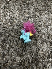 Vintage My Little Pony Petite Ponies Blue with Clock Symbol G1 MLP 1980s Toys 