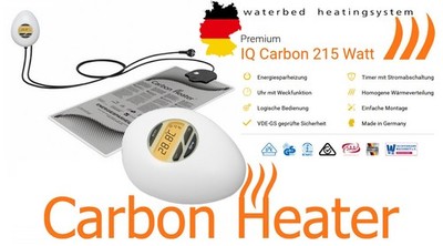 Wasserbett Heizung Carbon Heater IQ - 215W - Heizelement  - Energiesparheizung
