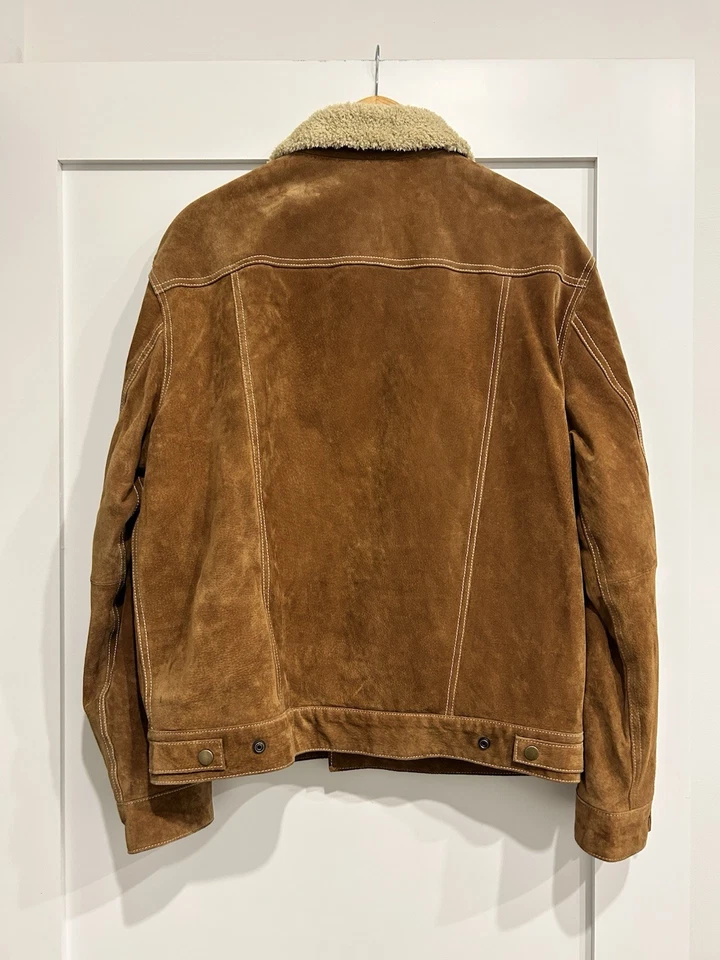 Scully Suede And Shearling Jacket (Men’s Large) - Image 4 of 4