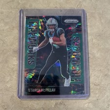 Panini Prizm Tetairoa McMillan Rookie Fireworks #21 Panthers Football 2025