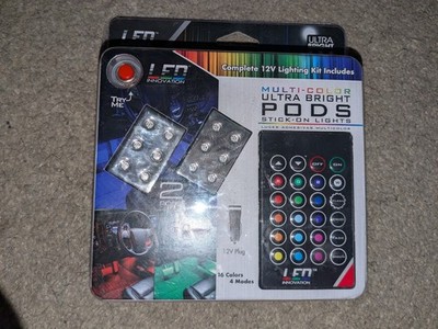 New Custom Accessories LED Innovation LED Pods Kit 23854 w Remote