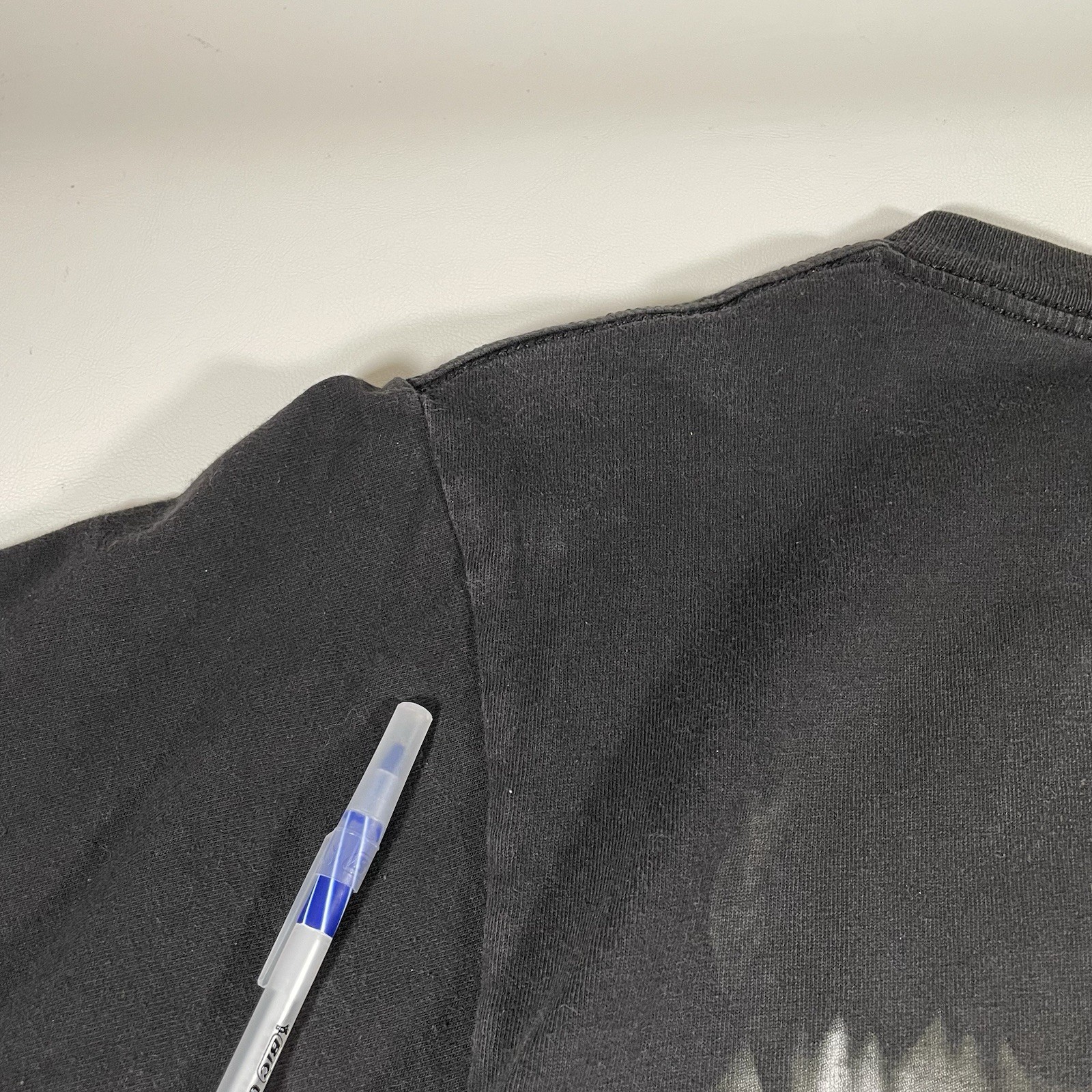 Vtg 90s Bruce Lee T Shirt M Tultex The Dragon Graphic Faded Black 1997 Logo thumbnail 19