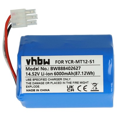Akku für Miele Scout RX3 RX2 6000mAh 14,52V