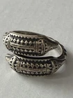 David Andersen  Sterling Silver Saga ring Norway Norwegian estate vtg 961