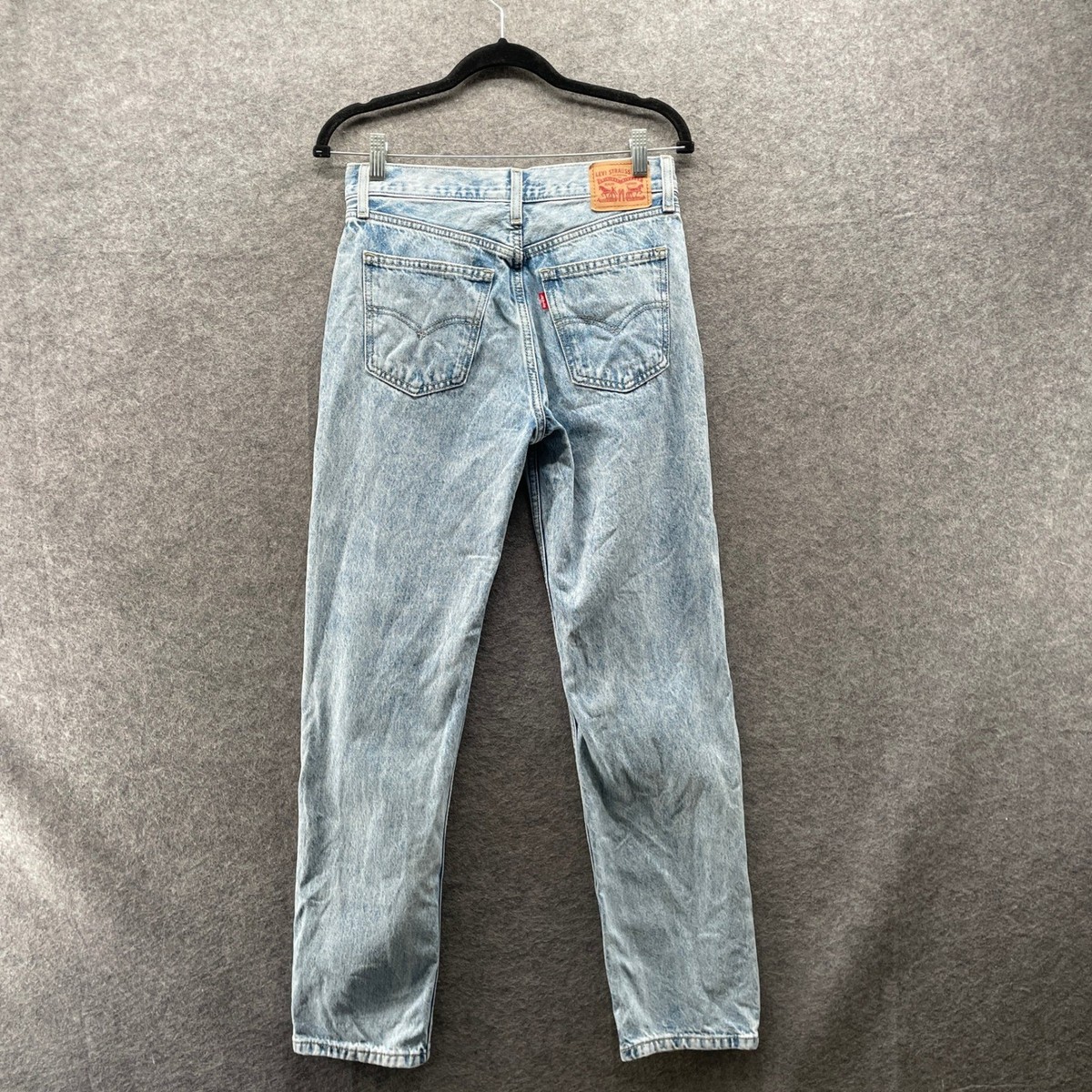 jebas Levi's Low Pro Straight Jeans Womens 25 Light Wash Blue Vintage