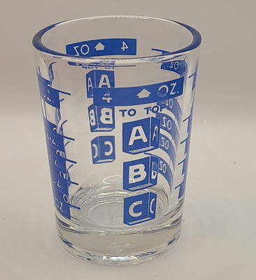 Vintage ABC Fine Wine & Spirits 4 oz Professional Incremental Measuring Glass