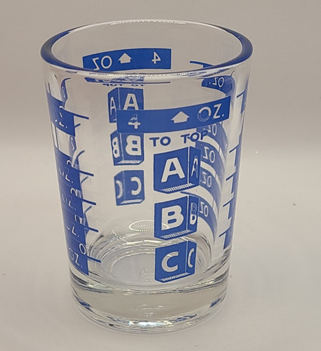 Vintage ABC Fine Wine & Spirits 4 oz Professional Incremental Measuring Glass