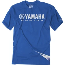 Factory Effex Youth Yamaha Racing Strobe Tee Shirt - Blue - Small 21-83220