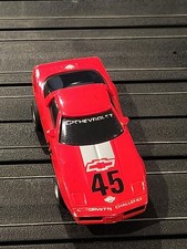 TYCO RARE CORVETTE CHALLENGE  RED / Silver 45 Tyco 440 X2