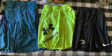 Under Armour Shorts Youth Boys Size YMD Medium Athletic LOT