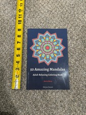 50 Amazing Mandalas Adult Relaxing Coloring Book - paperback Sharp, Maria