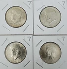 1967 Kennedy Half Dollar 4 Coin Lot. Lot#7