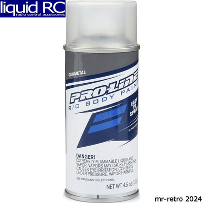 #ad Pro Line 643701 Pro Line RC Body Spray Paint Gunmetal $9.99
