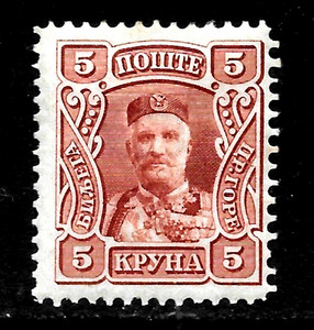 HICK GIRL-OLD  MINT  MONTENEGRO  SC#86  PRINCE  NICHOLAS  I        A2728