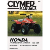 Honda Fourtrax 200SX ATC200X (1986-1988) Quad Workshop Manual Clymer