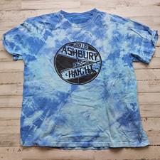 Vtg Tie Dye HAIGHT ASHBURY T Shirt Unisex L San Francisco Hippy Music 2012 1967