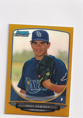 2013 Bowman Chrome Mini - Roel Ramirez #36 Gold Refractor /50