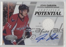2010-11 Certified Potential Materials Signatures /25 John Carlson #18 Auto 2d8