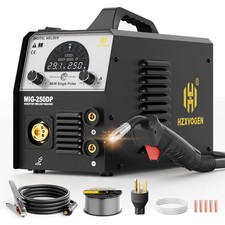 4 In 1 250Amp MMA Gas/Gasless MIG Lift-TIG Welder 110V/220V Pulse Welder Machine