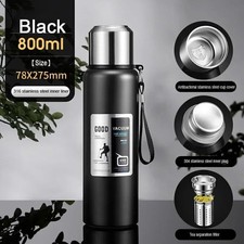 Image of 800ML Stainless Steel Insulated Vacuum Travel Tea Water Thermos Flask Cold/Hot