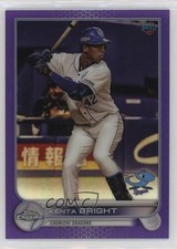 2022 Chrome NPB Nippon Professional Baseball Purple Refractor Kenta Bright 0c2