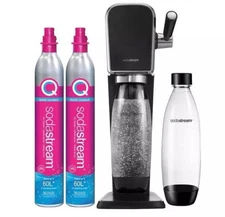 SodaStream Art COC Bundle- Sparkling Water Soda Maker With Reusable 16 Oz Bottle