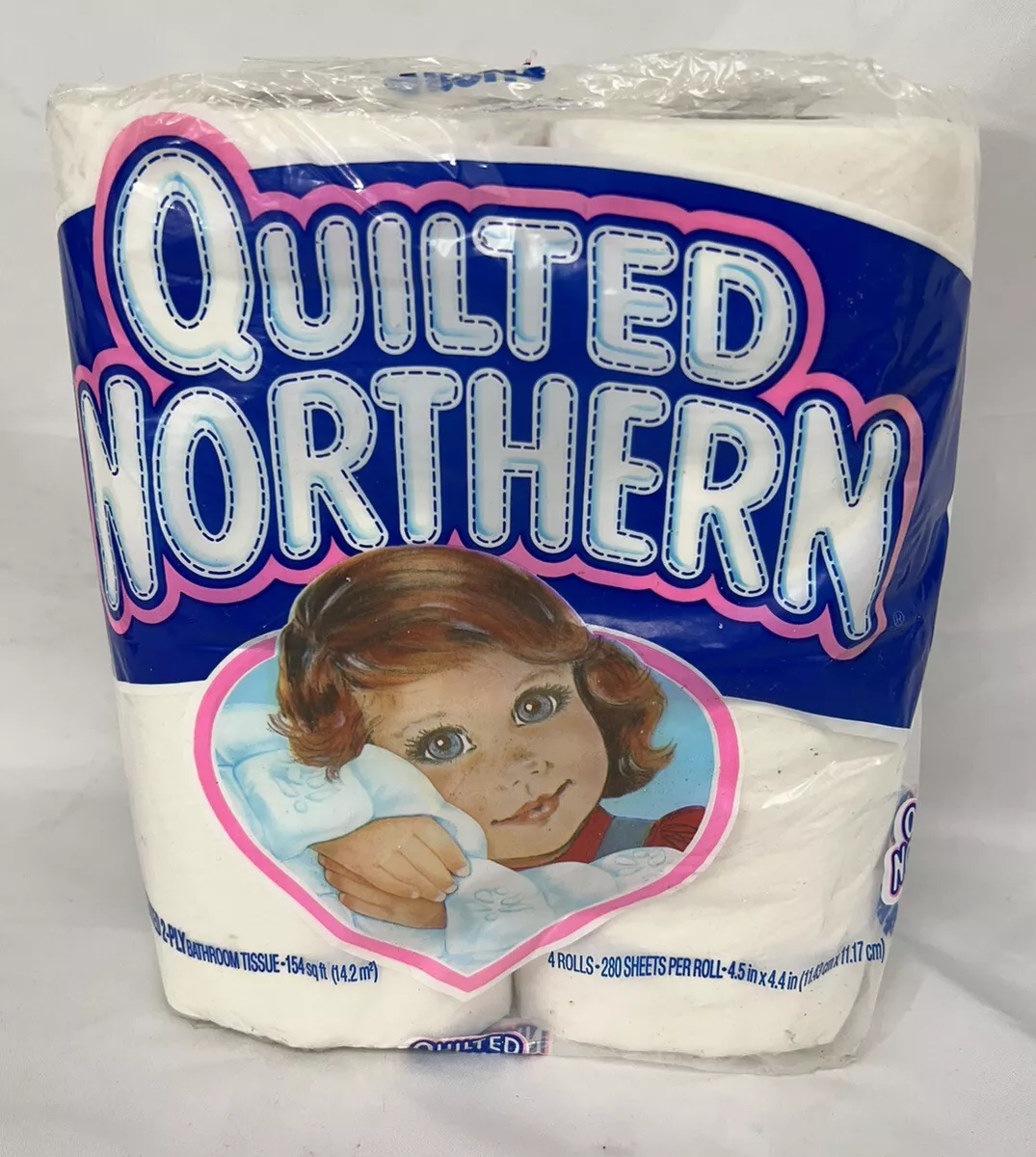 Vintage Quilted Northern Bathroom Tissue Toilet Paper 80s 90s Girl Prop NOS  New