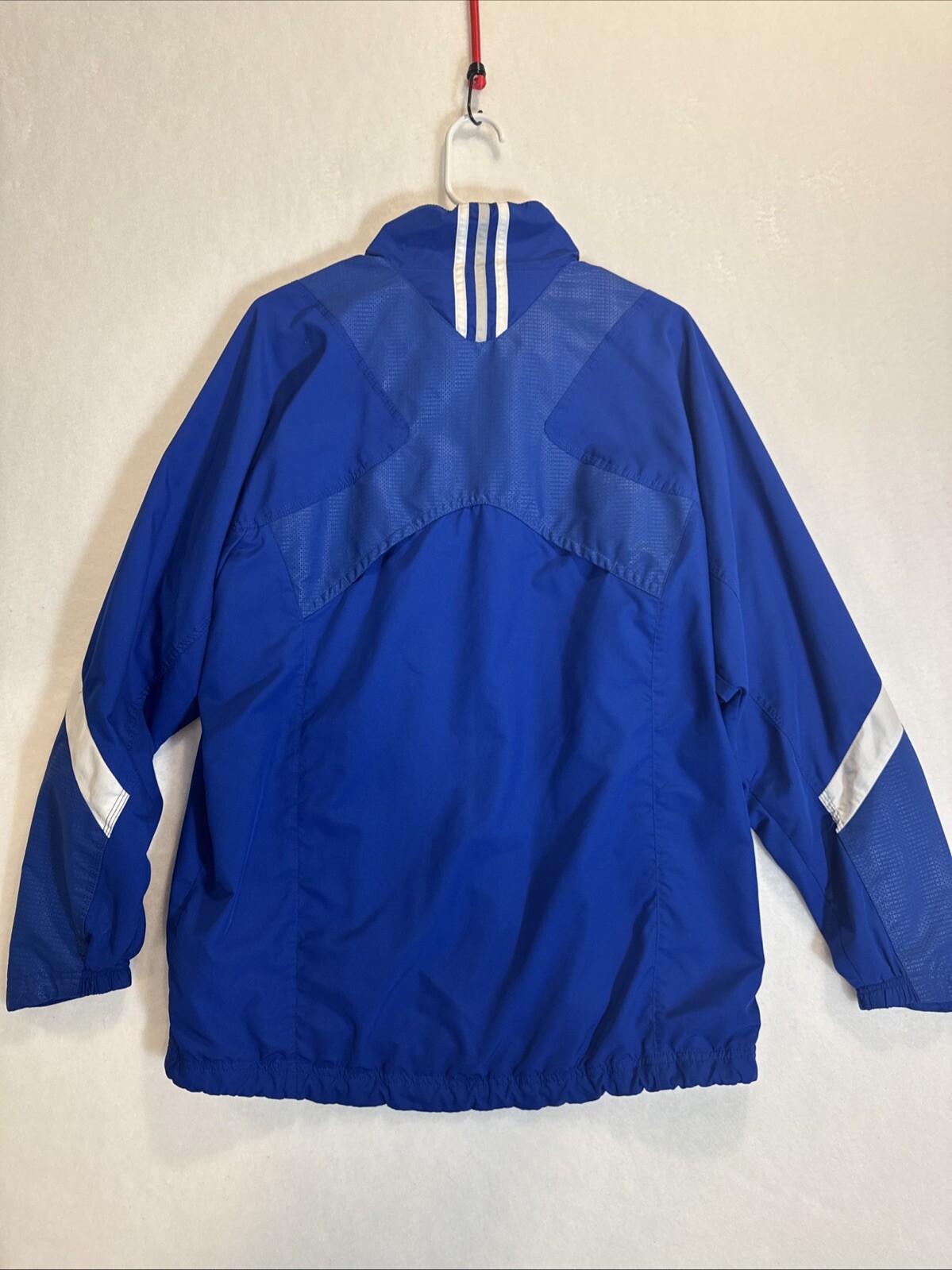 Adidas Performance Zip Up Windbreaker Jacket Blue… - image 5