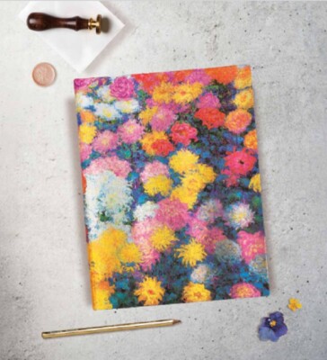 paperblanks Monets Chrysanthemen