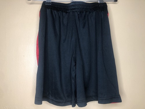 RBX Boys Size 5/6 Basketball Shorts Athletic Performance Training Black Red Mesh - Picture 10 of 11