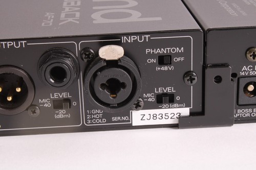 Roland 3x: AF-70 Anti-Feedback Module / Direct Box With Rack Ears - Picture 4 of 6