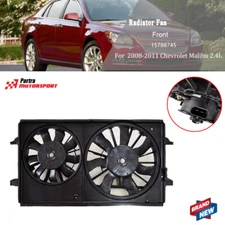 A/C Radiator Condenser Fan Fit For 2008 2009 2010 2011 Chevrolet Malibu 2.4L l4